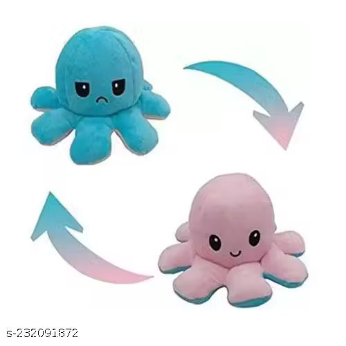 Reversible Mini Octopus (Happy And Angry Face)
