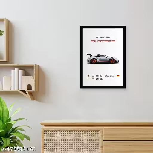 Porsche GT3RS Wall Poster Frame