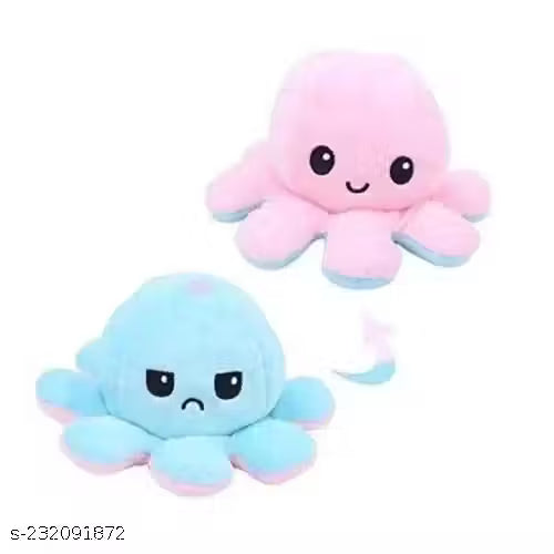 Reversible Mini Octopus (Happy And Angry Face)