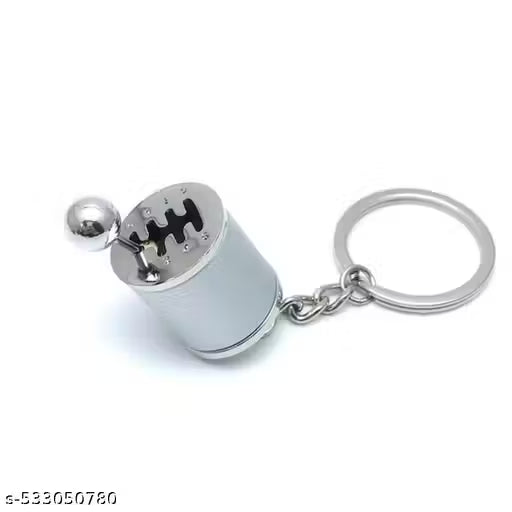Classic Metal Gear Box Keychain (Suitable for Cars & Bikes)