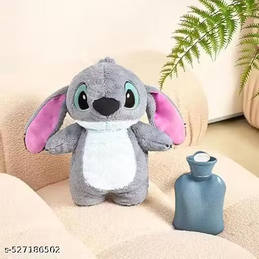 Plush Stitch Character Hot Water Bag